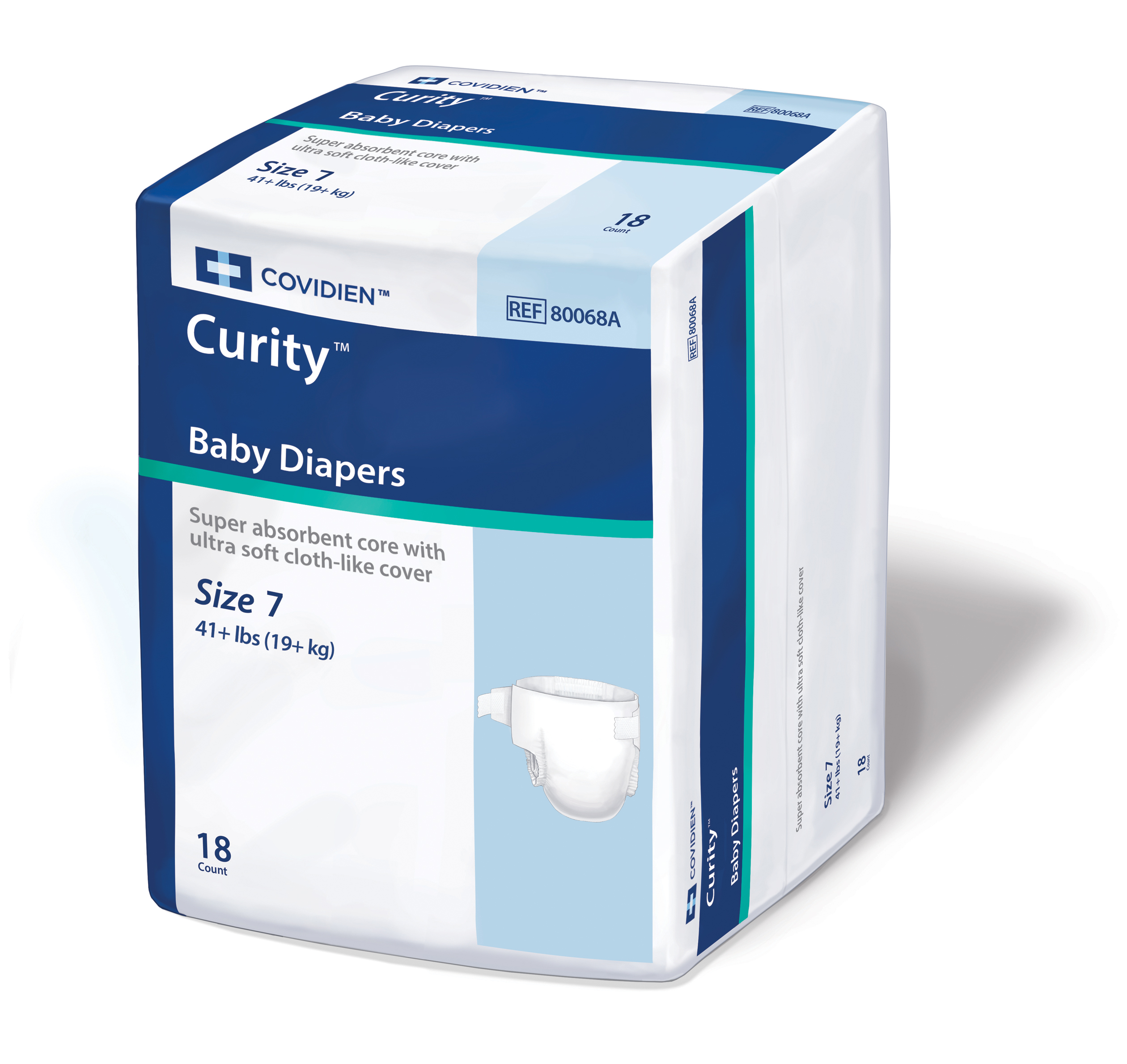 Cuties Baby Diapers - Size 7 (Over 41 lbs) CRD701